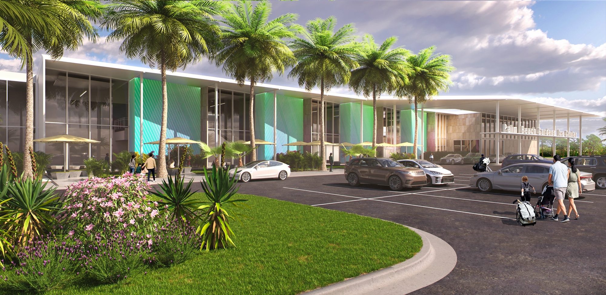 Rendering of the brand-new Palm Beach ice arena