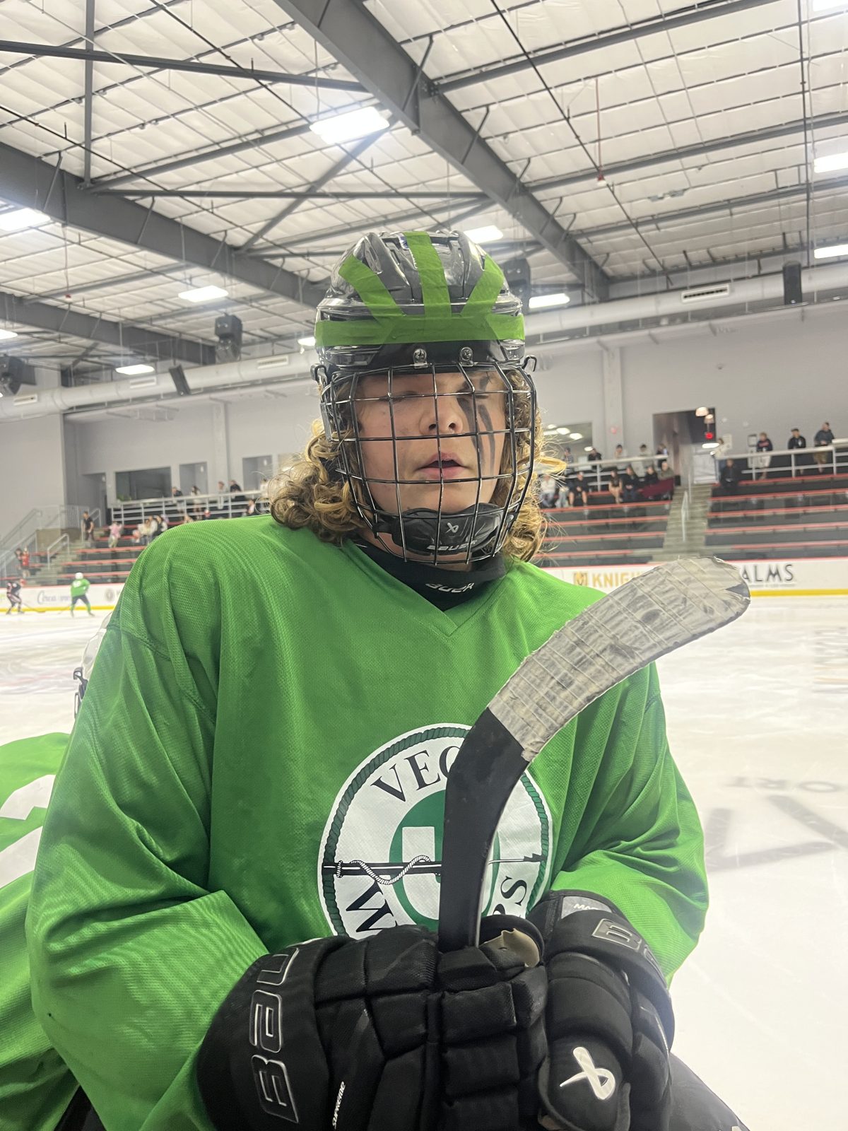 OneHockey youth player on gameday