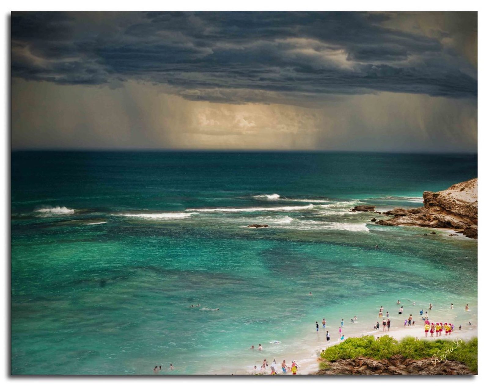 Turquoise beach cove